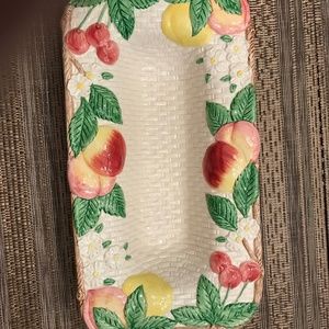 Fitz and Floyd Ceramic Rectangular Dish